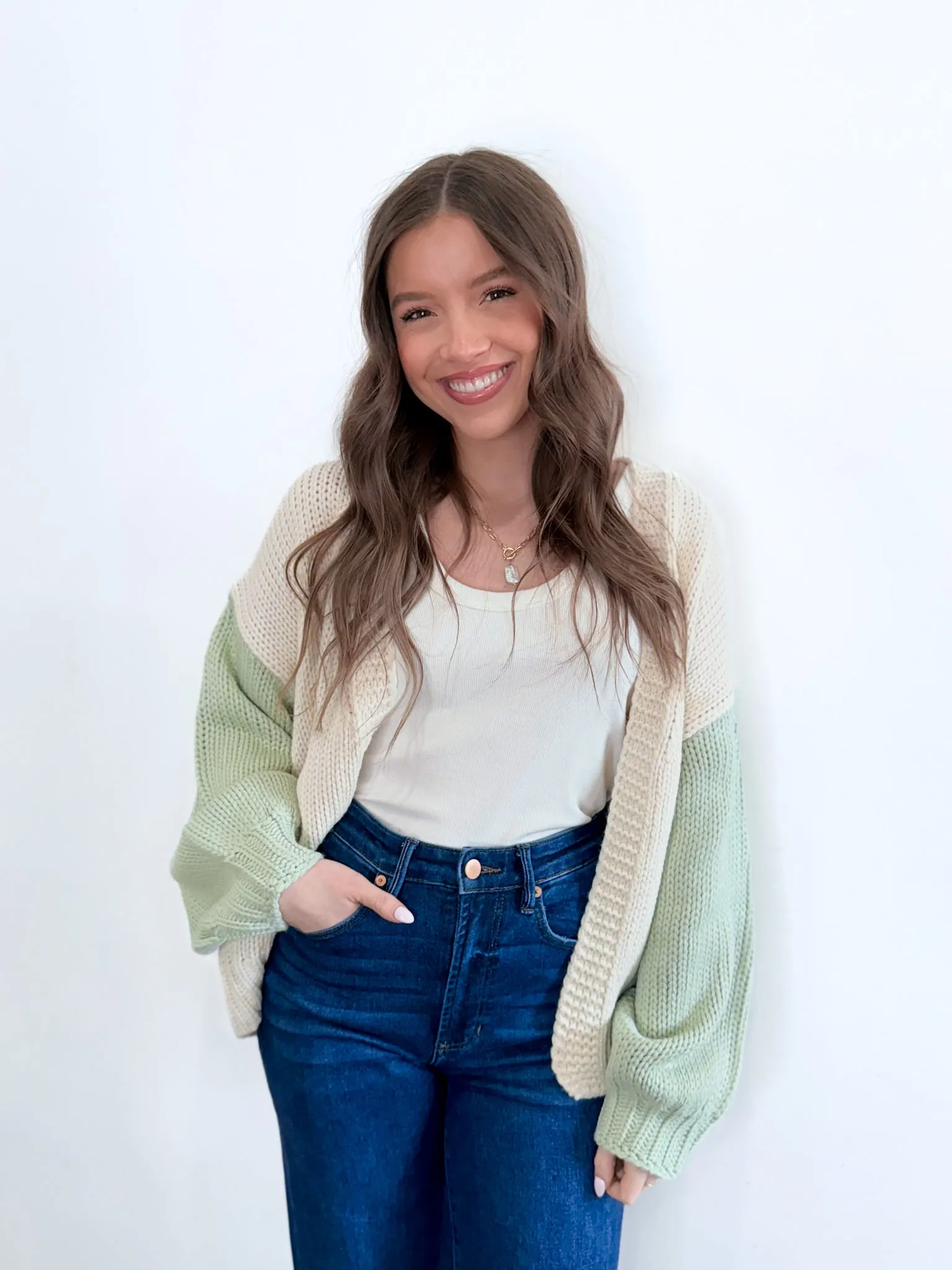 The Carmen Cardigan - Mint