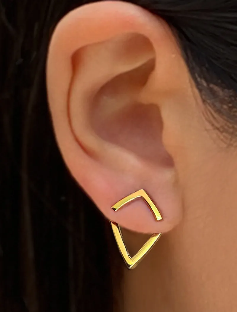 TRILL 2-Way Earring Jackets | 18K Gold Over Sterling Silver
