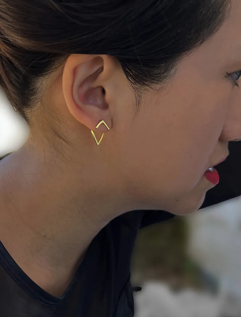 TRILL 2-Way Earring Jackets | 18K Gold Over Sterling Silver