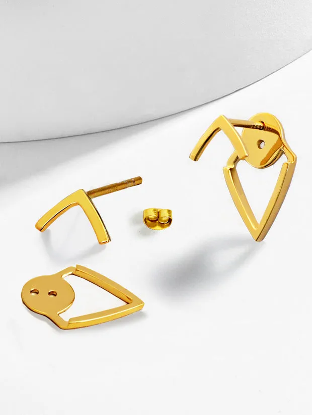 TRILL 2-Way Earring Jackets | 18K Gold Over Sterling Silver
