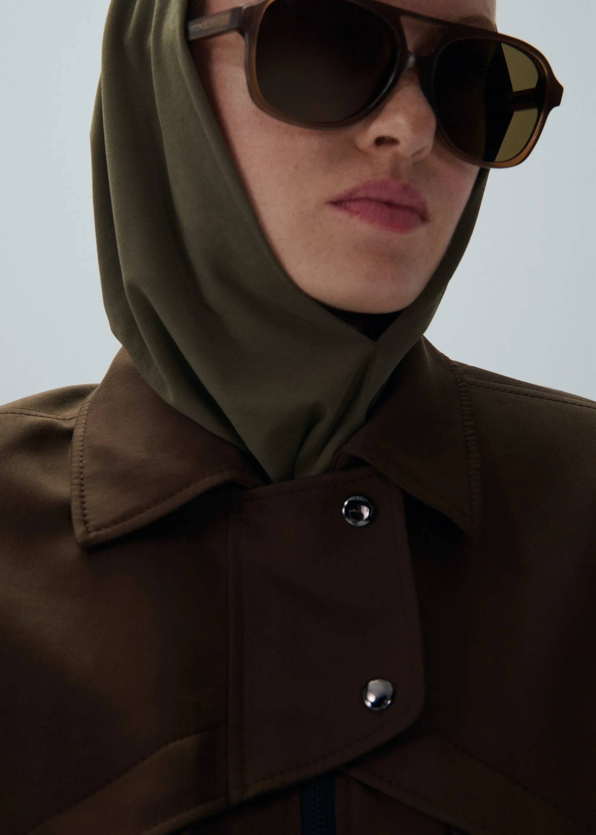 Vintage bomber jacket in brown
