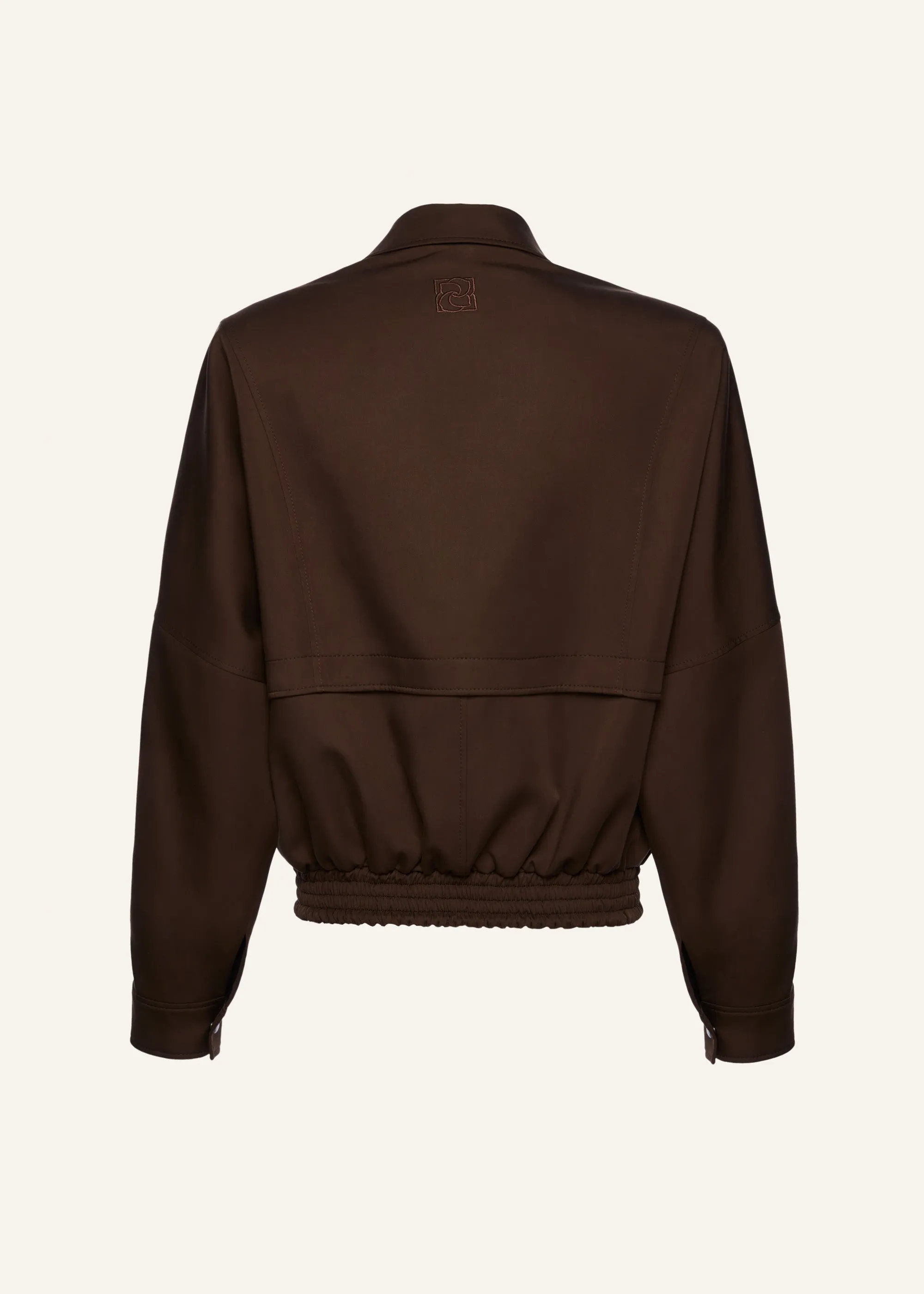Vintage bomber jacket in brown