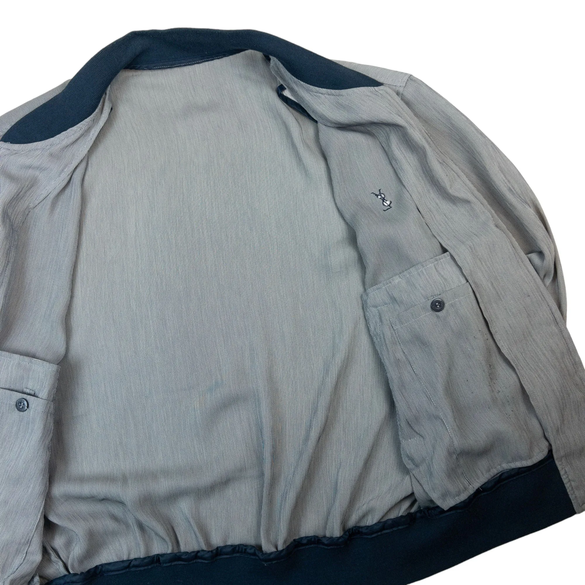 Vintage YSL Yves Saint Laurent Bomber Jacket Size XL