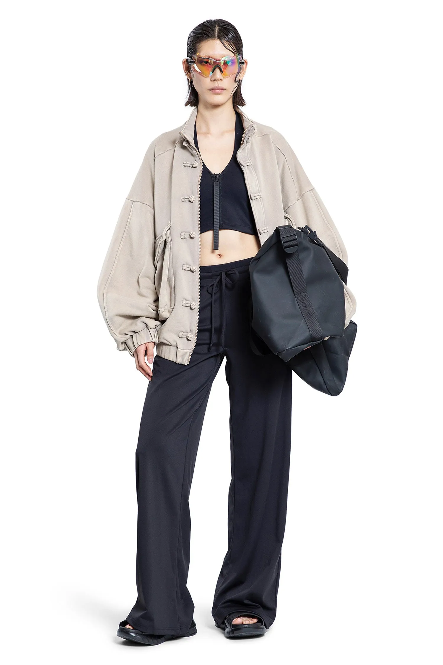 Washed Cotton Jacket in Tan