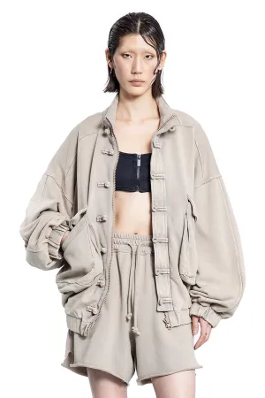 Washed Cotton Jacket in Tan