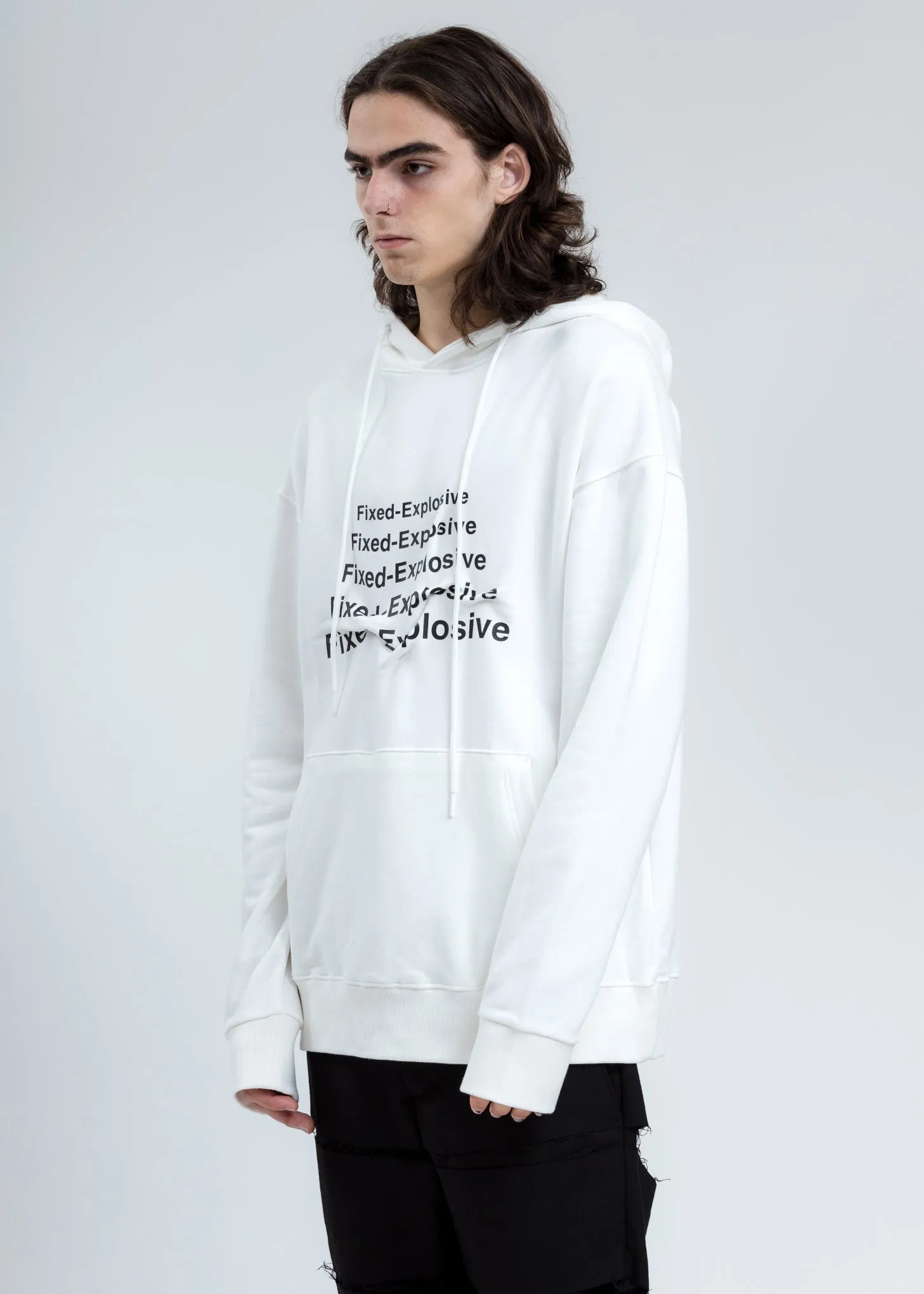 White 3.1 Hoodie Right