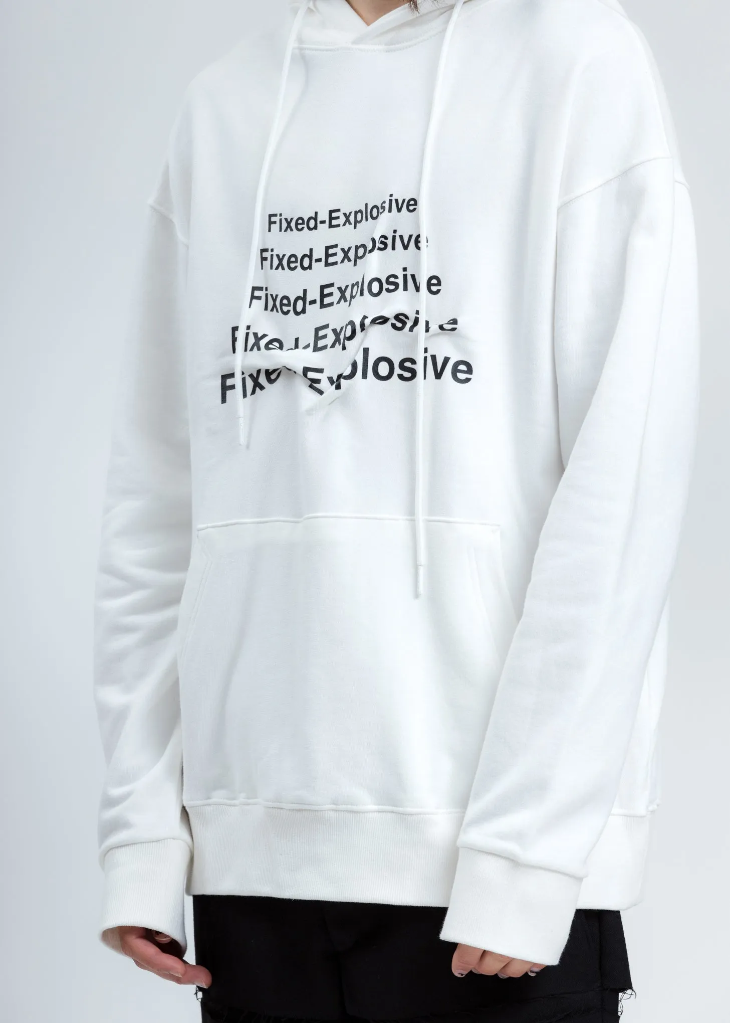 White 3.1 Hoodie Right