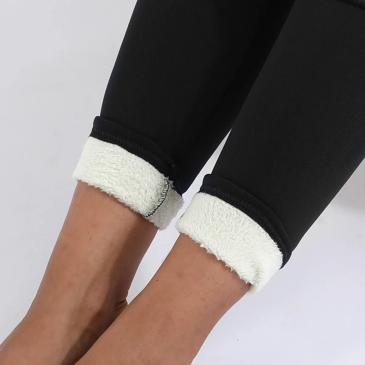 Winter Leggings Warm Thick High Stretch Lamb Cashmere Leggings