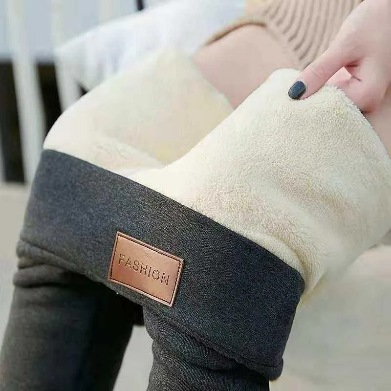 Winter Velvet Stretch Thicken Warm Leggings