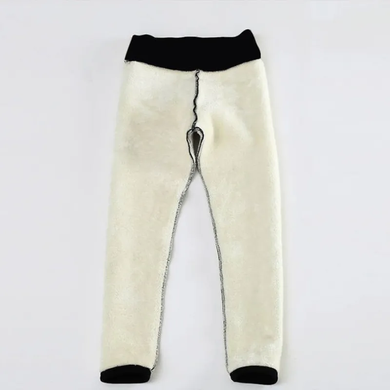 Winter Warmest Legging High Waist Stretchy Fleece Pants - Cat Pattern