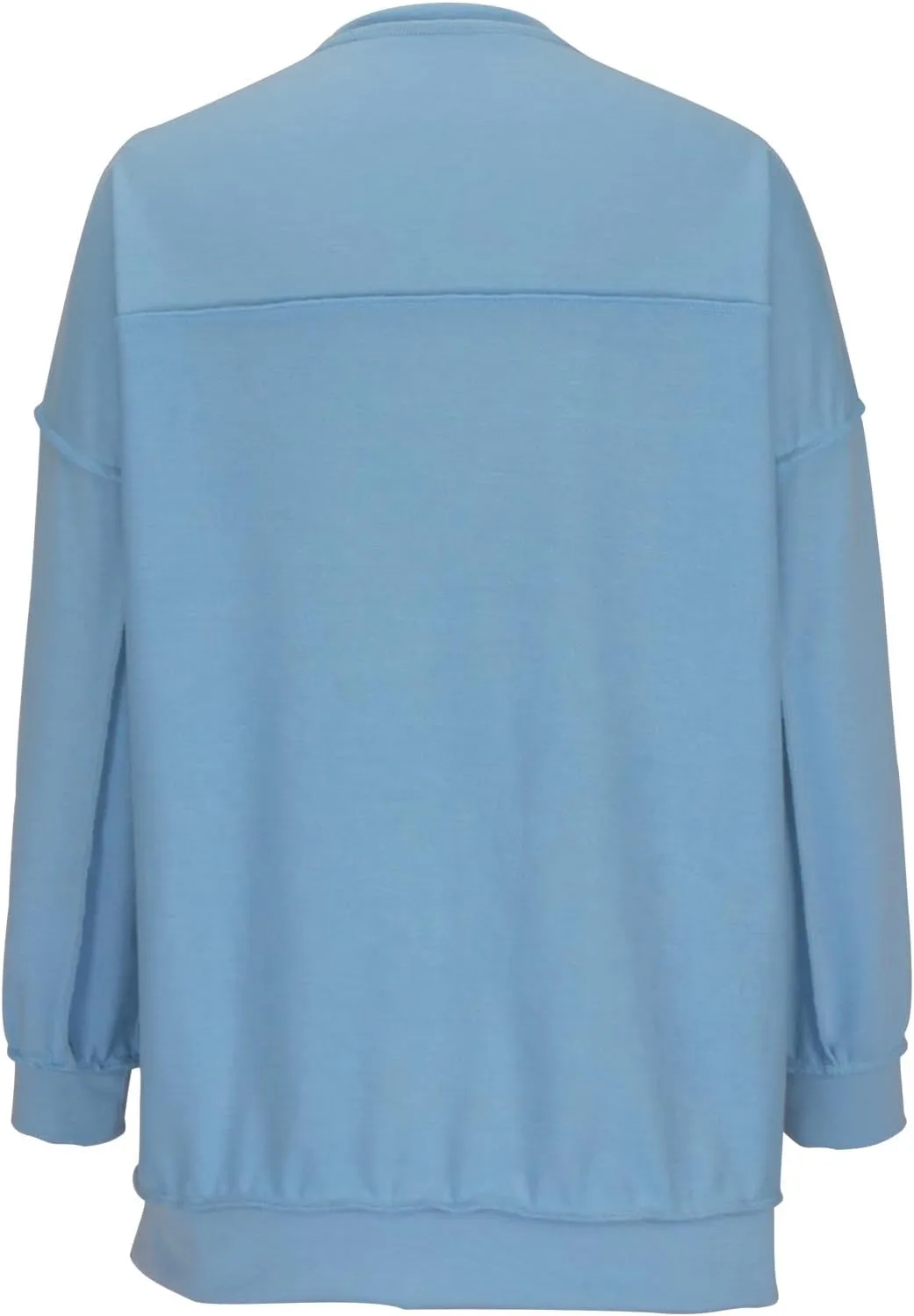 Women Long Sleeve 2024 Trendy Sweatshirt Oversized Pullover Hoodies Lightweight Fall Outfits Y2K Clothes