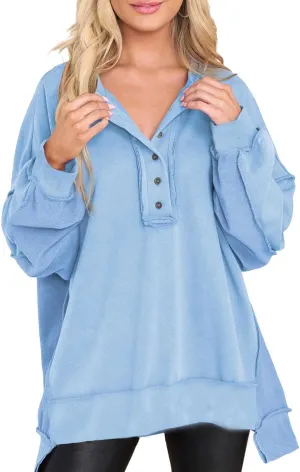 Women Long Sleeve 2024 Trendy Sweatshirt Oversized Pullover Hoodies Lightweight Fall Outfits Y2K Clothes