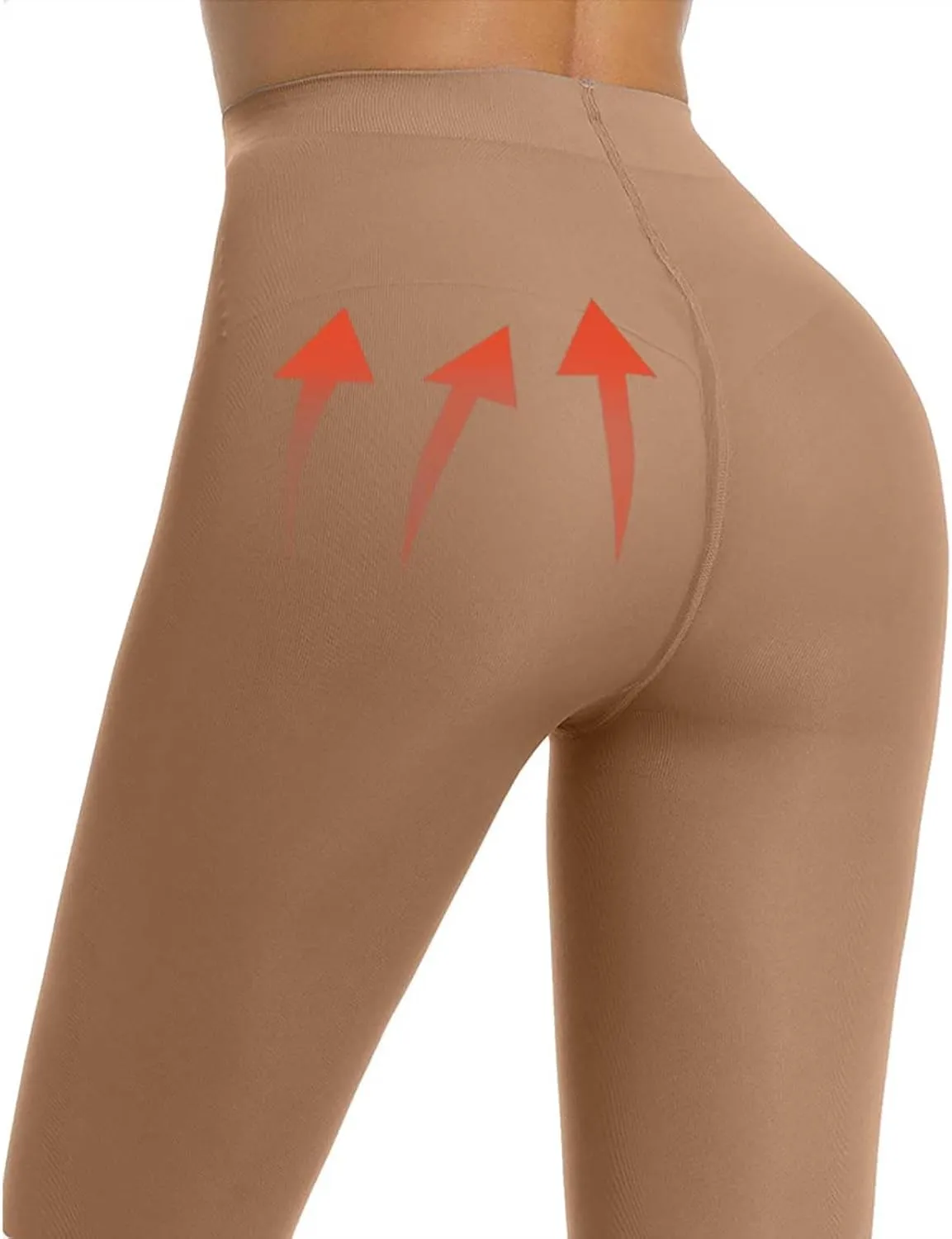 Women's 80D Soft Solid Color Footed Tights Tights Trample Fake Translucent High Waist Thermal Pantyhose Sheer Tights