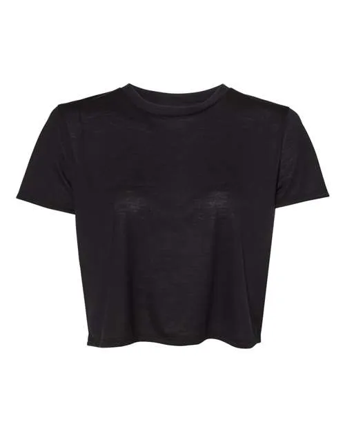 Womens Flowy Crop Tee - 8882