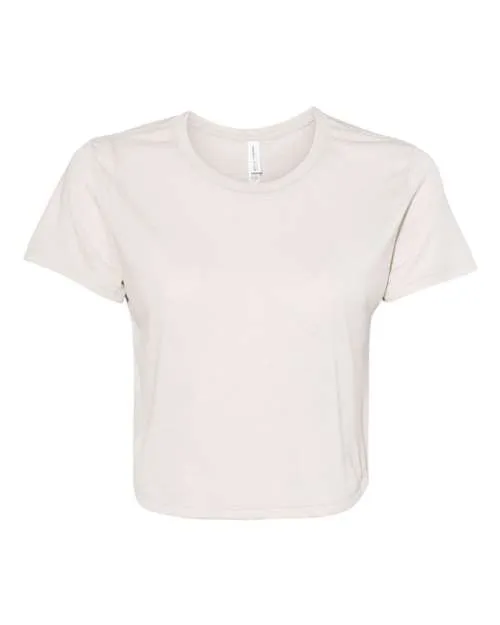 Womens Flowy Crop Tee - 8882