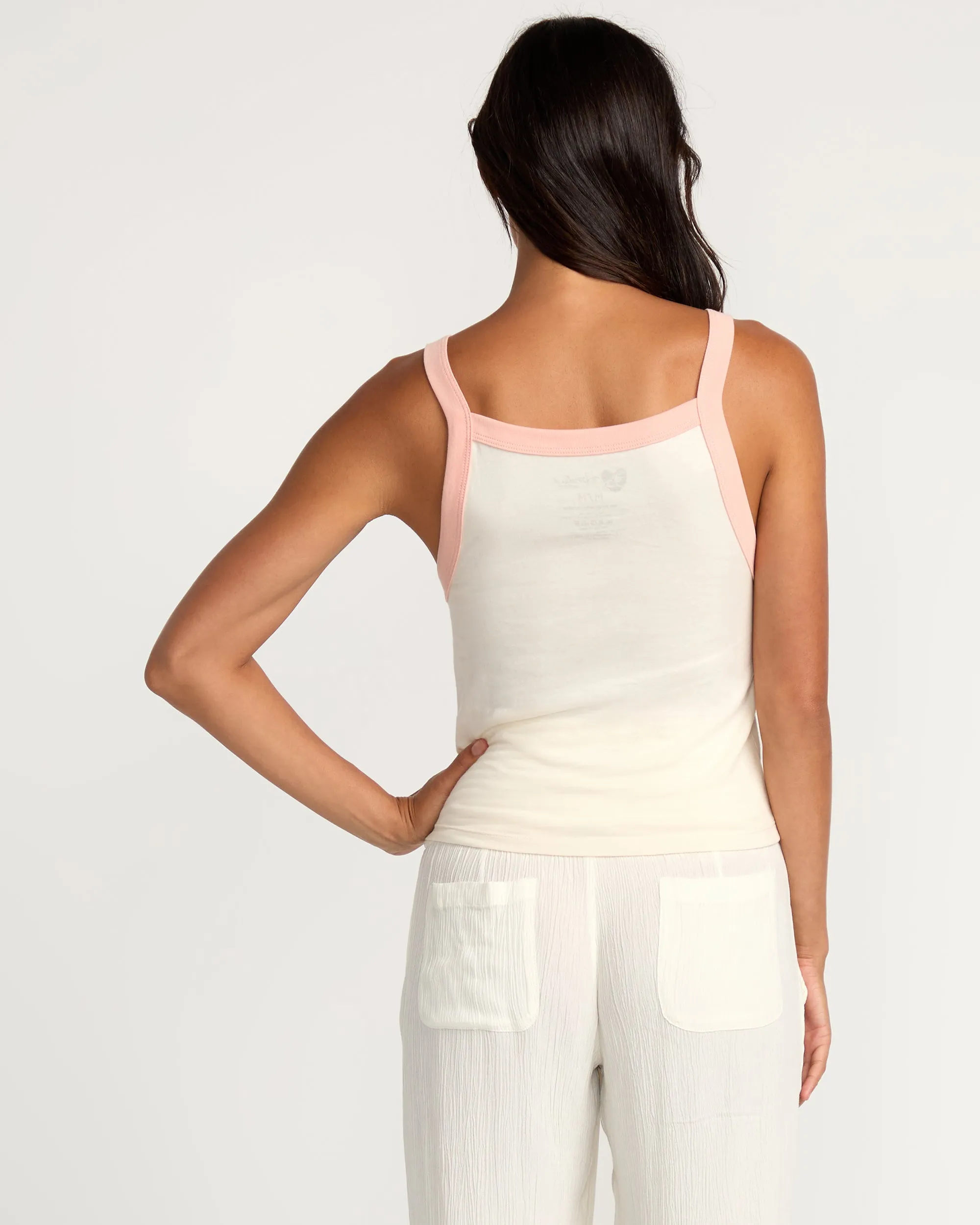 Womens Hawaii State Tank - Coconut Milk