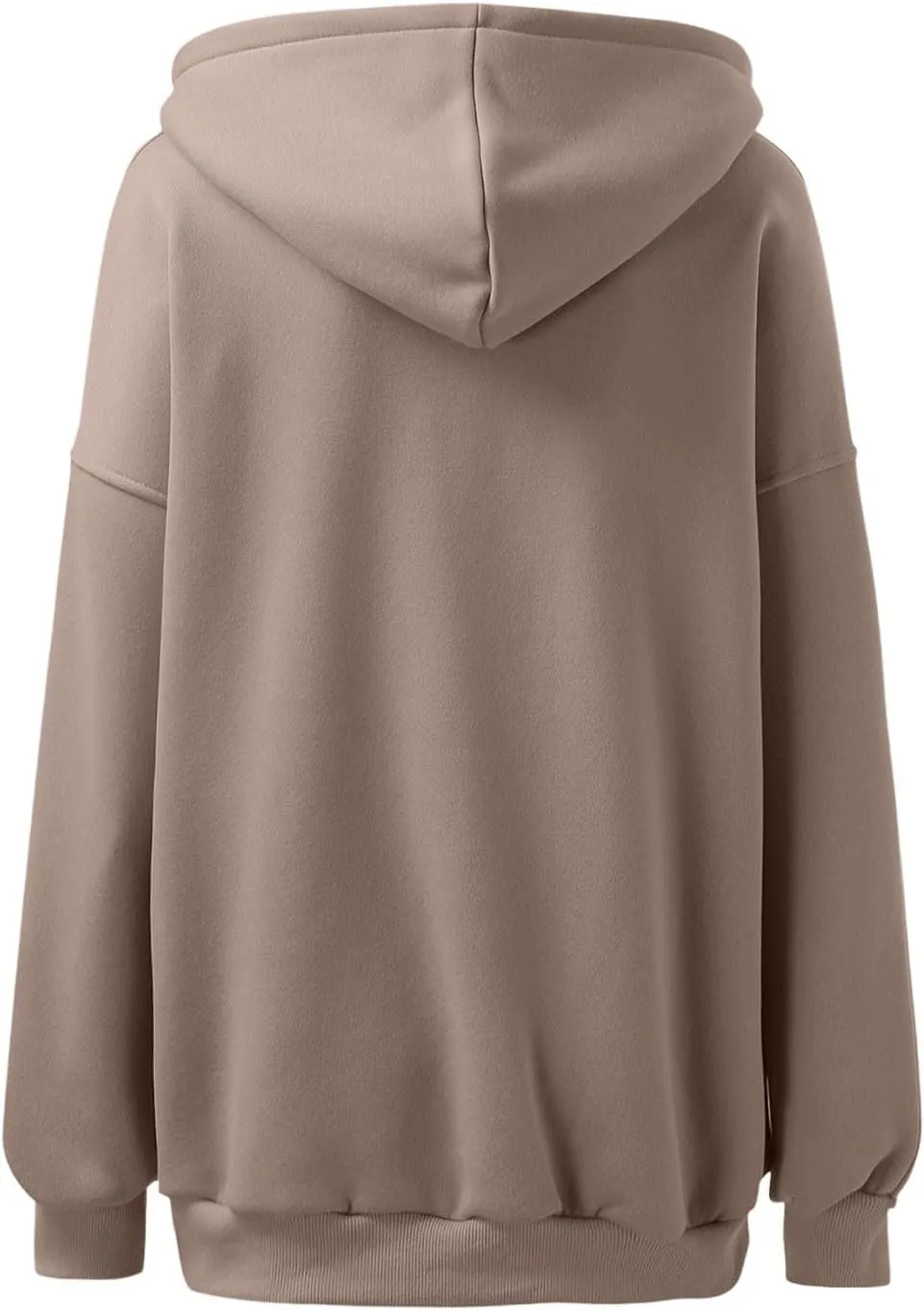 Womens Oversized Hoodies V Neck Long Sleeve Pullover Sweatshirts Tops Casual Fall Outfits Teen Girls 2024 Trendy