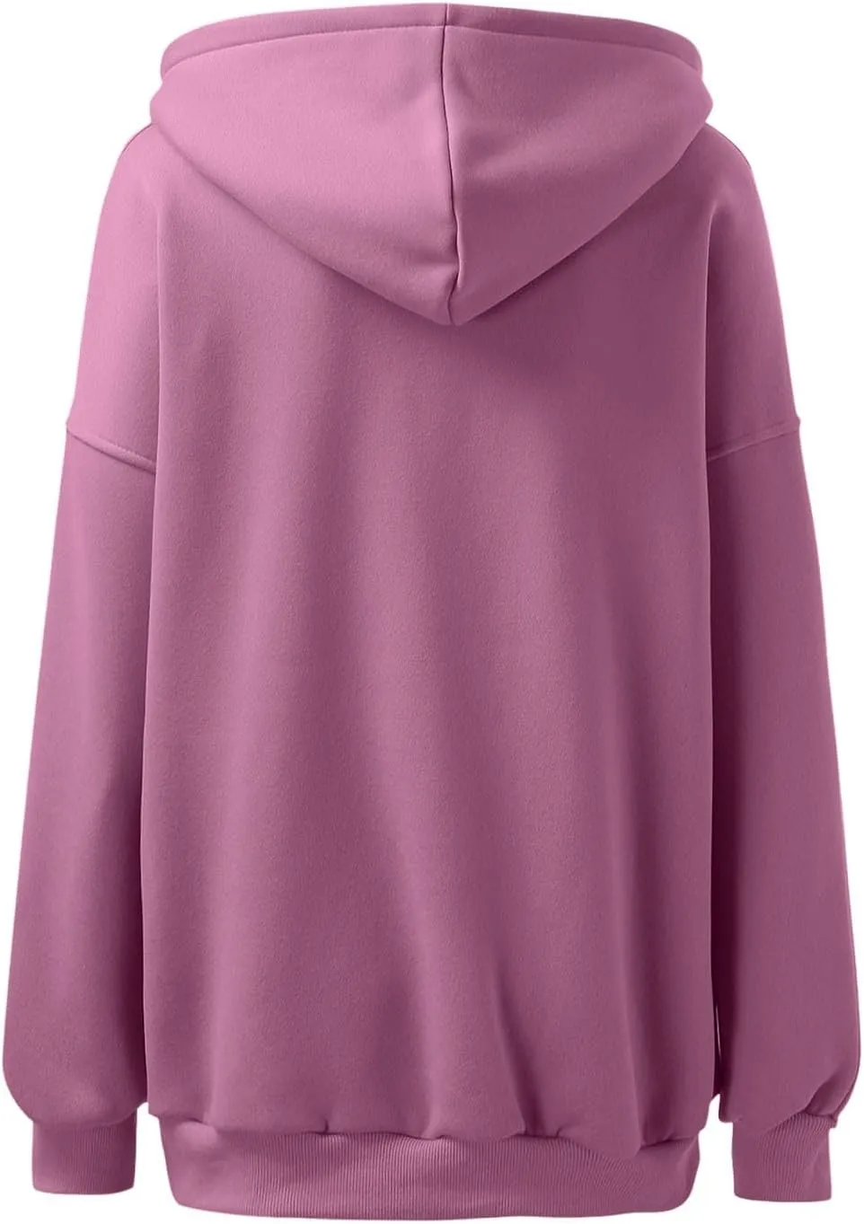 Womens Oversized Hoodies V Neck Long Sleeve Pullover Sweatshirts Tops Casual Fall Outfits Teen Girls 2024 Trendy