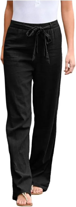 Women's Winter Warm Fleece Joggers Pants Winter Funky Yoga Pants with Pockets Fleece Lined Wide Leg