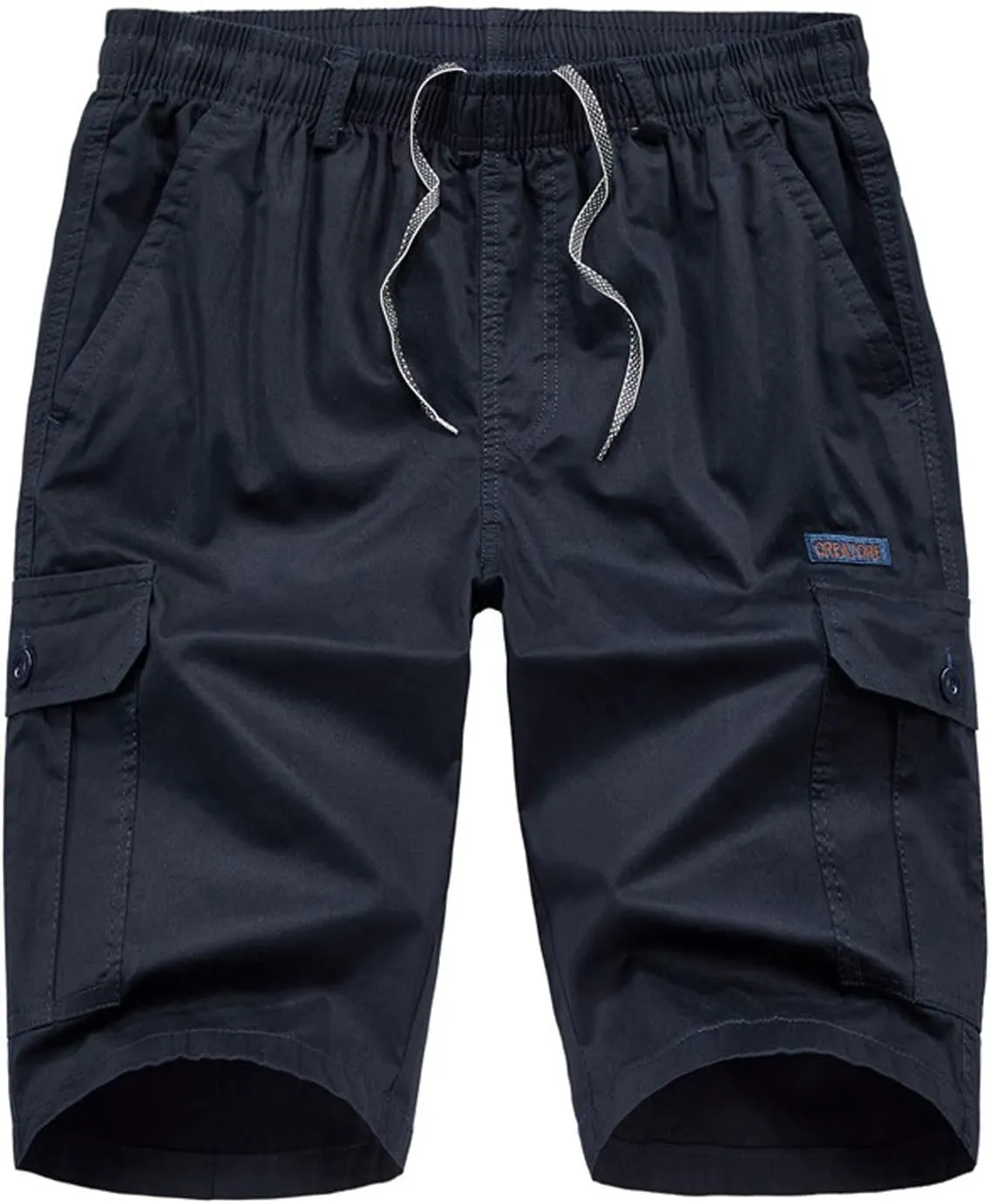 Ymosrh Men's Shorts Summer Casual Fashion Loose Cargo Pants Elastic Five Points Shorts, XL-5XL