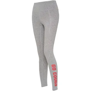 Zoozatz Womens grey Go Cougs leggings